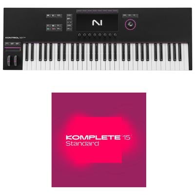 Komplete Kontrol S61 and Komplete 15 Standard Bundle